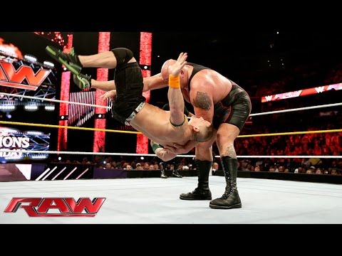 John Cena & Sting vs. Big Show & Seth Rollins: Raw, Sept. 14, 2015