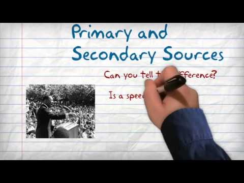 Primary vs Secondary Sources