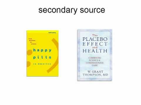 Primary vs. Secondary Sources