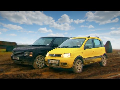 Fiat Panda 4x4 vs Range Rover - Fifth Gear