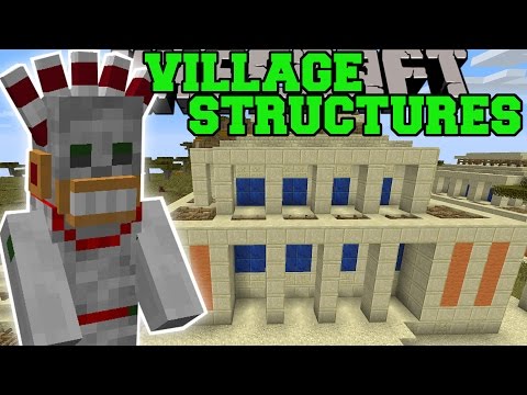 Minecraft: VILLAGE STRUCTURES (DUNGEONS, EPIC TRAPS, NEW VILLAGES, & MORE!) Mod Showcase