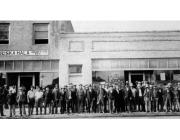 IWW union hall in Walsenburg, 1928 when members rushed to defend it after it was