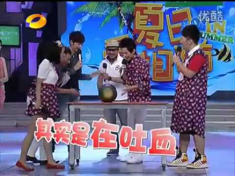 张翰郑爽 快乐大本营 20110813  Zhang Han Zheng Shuang on Happy Camp