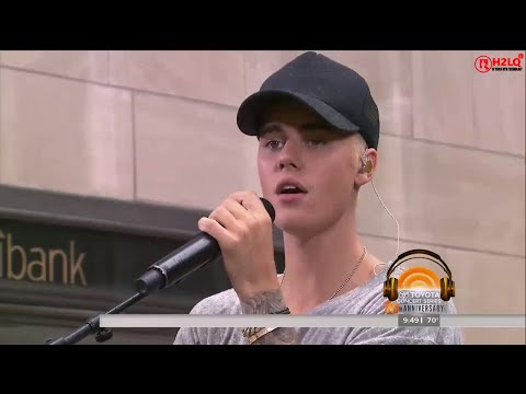 Justin Bieber - Baby (Acoustic Version) | LIVE Today Show 09/10/15