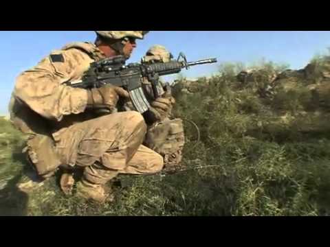 US Marines  and USAF Parajumpers fighting in Helmand Province