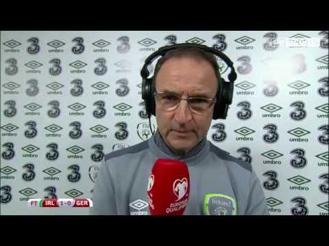 Republic of Ireland v Germany - Post Match Interview - Martin O'Neill (8/10/15)