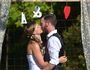 Anthony Campbell organised a secret back yard wedding for his bride Lilli Schall at Bli Bli. Photo: Warren Lynam / Sunshine Coast Daily