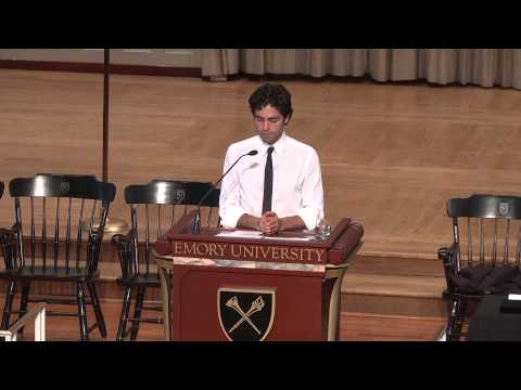 Adrian Grenier Speaks to Emory Seniors