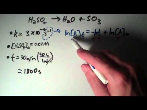 Example Using the Integrated Rate Law