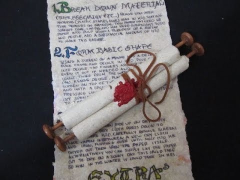 How to Make a Medieval Scroll