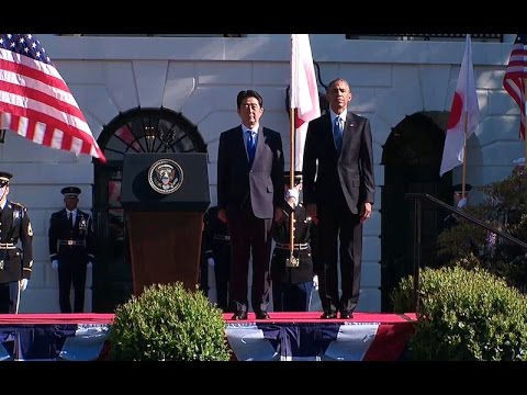 Japan Official Visit Arrival Ceremony