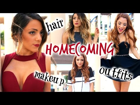 Homecoming | Hairstyles, Make-Up Looks, + Dress Ideas with Niki and Gabi!