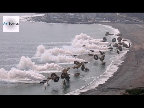 MASSIVE Korea & U.S. Marines Amphibious Beach Landing