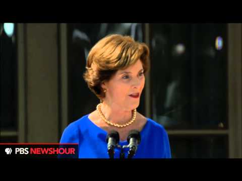 Watch Laura Bush's Remarks at the Dedication of the George W. Bush Presidential Library