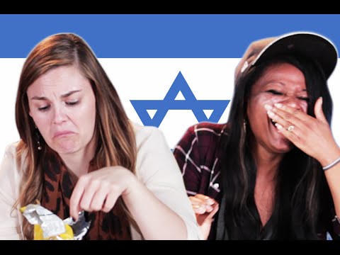 Americans Try Israeli Snacks