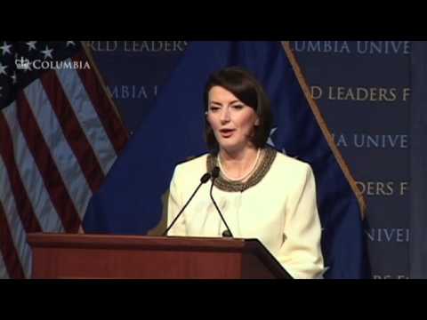 World Leaders Forum: President of the Republic of Kosovo, Atifete Jahjaga