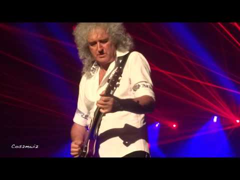 Queen + AL - Dr. Brian May LAST HORIZON Guitar Solo - 2nd Las Vegas 7/6/14