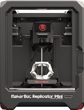 MakerBot Replicator Mini Compact 3D Printer, 200 Micron Layer Resolution, 320x240 Camera Resolution, USB