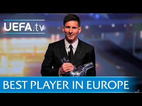 Lionel Messi wins UEFA Best Player in Europe Award