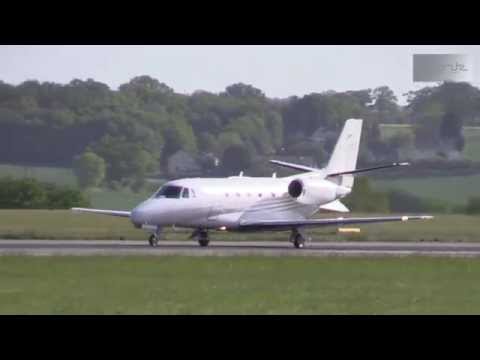 Plane Spotting at London Luton Airport 17-05-2015 - Lots of busines jets and other airliners