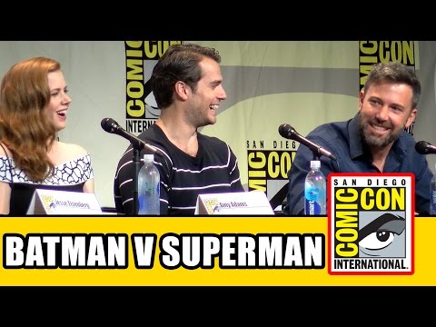 Batman v Superman Dawn of Justice Comic Con Panel - Ben Affleck, Henry Cavill, Gal Gadot, Amy Adams