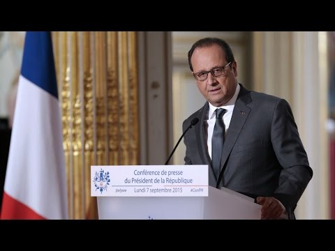 REPLAY - Retrouvez la conférence de presse de François Hollande en intégralité