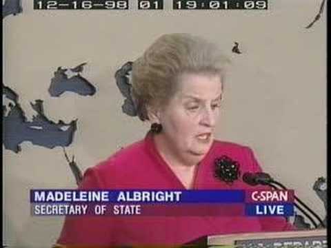 Madeleine Albright and the Iraq Liberation Act of 1998