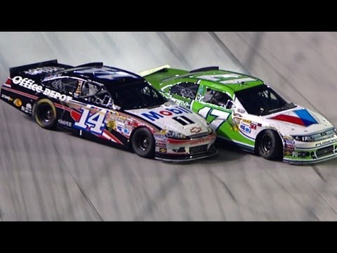 Stewart throws his helmet at Kenseth