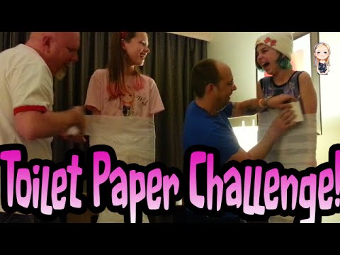 Comic Con Hotel Room Toilet Paper Challenge w/ RadioJH Audrey!