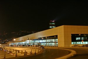 Beirut International Airport by Night