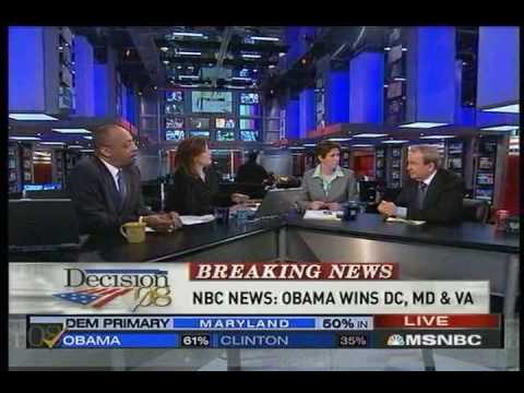 MSNBC's Potomac Primary Coverage - Obama Takes Over