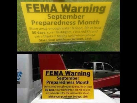 FEMA September 15 Warning Sign?