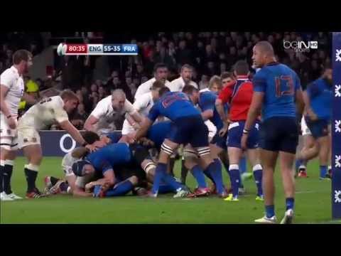 Rugby Union Six Nations 2015 Round 5 England vs France Full match