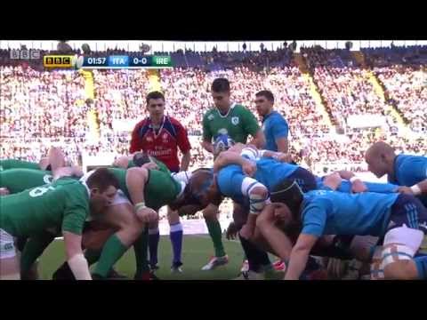 Rugby Union Six Nations 2015 Round 1 Italy vs Ireland Full match