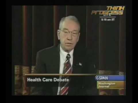 Sen. Grassley Talks About Tit Sucking