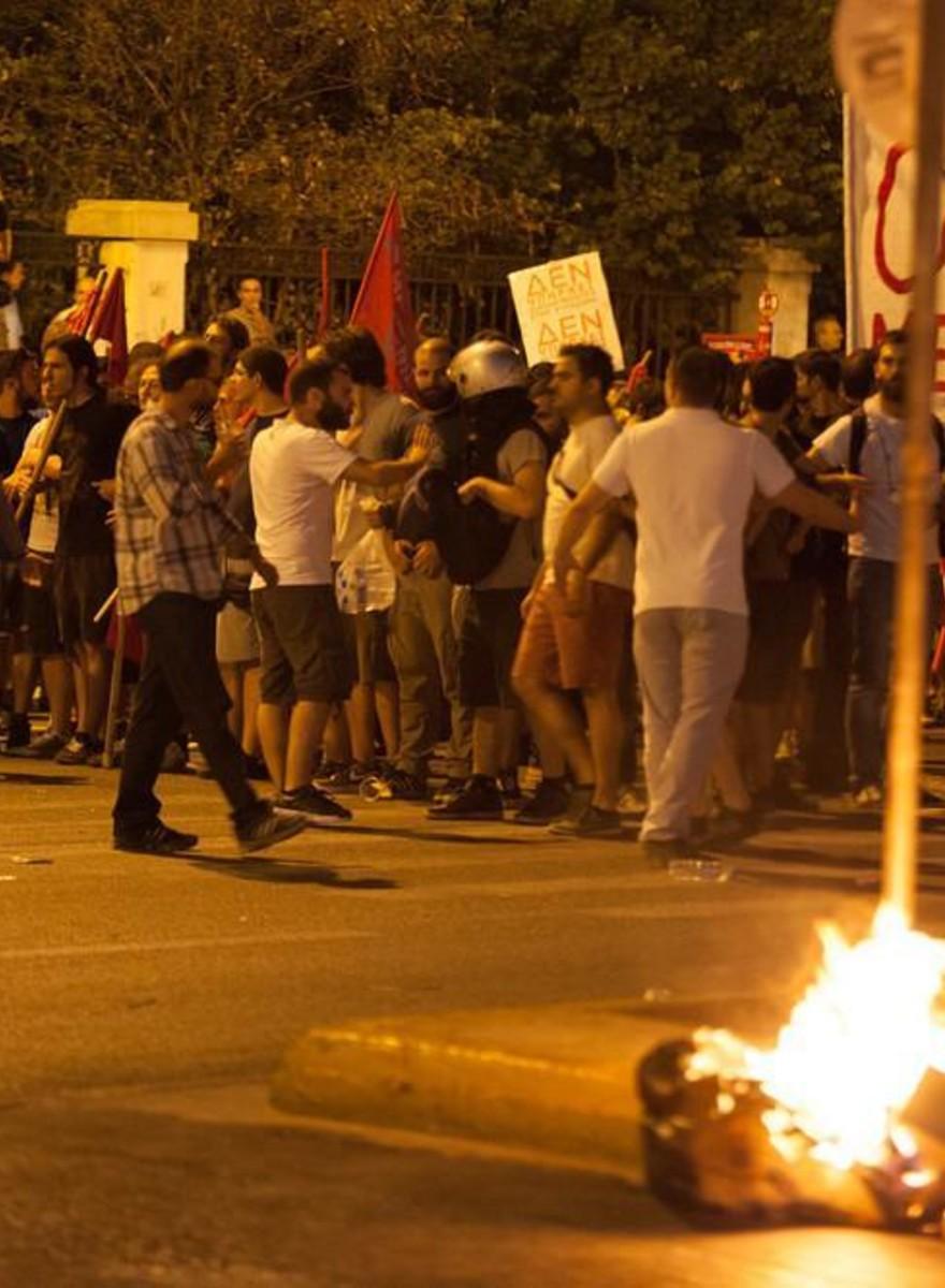 Greeks Saluted the Latest Bailout With Tear Gas and Petrol Bombs Last Night