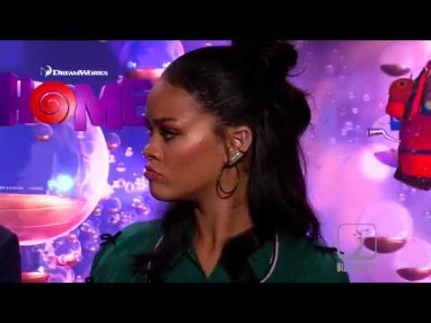 Rihanna, Jim Parsons and Steve Martin Interview for HOME