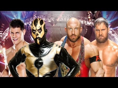 Elimination Chamber 2014 Kickoff - Cody Rhodes & Goldust vs. Ryback & Curtis Axel