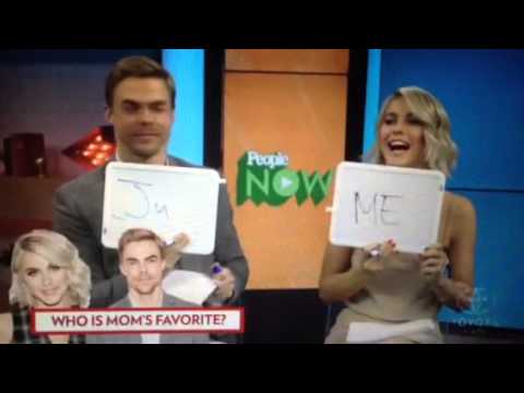 Julianne Hough and Derek Hough on People Magazine