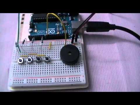 Arduino UNO keyboard instrument designed by PC Doctor