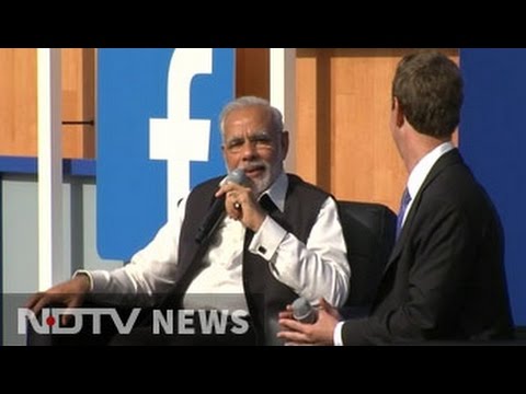 PM Modi addresses Townhall with Mark Zuckerberg at Facebook headquarters