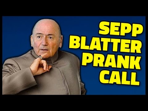 SEPP BLATTER PRANK CALL  - I APPLY FOR FIFA PRESIDENT JOB!