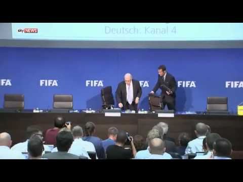 Simon Brodkin Throws Money At Sepp Blatter