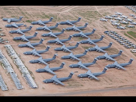 WORLDS LARGEST us air force AIRCRAFT GRAVEYARD documentary