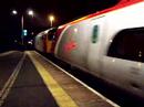 First Pendolino passenger train to North Wales 29th September 2004.