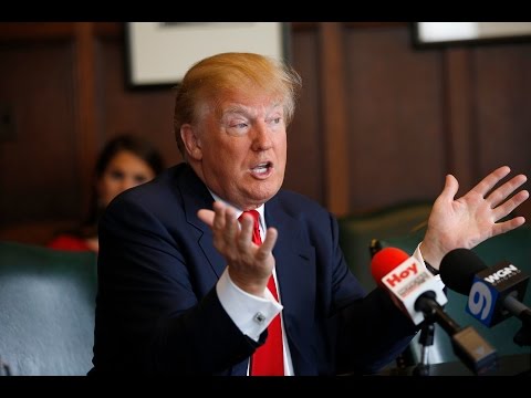 Donald Trump discusses Presidential run with Tribune editorial board