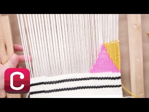 Weaving for Beginners Part 4: Add Stripes and Geometric Shapes with Annabel Wrigley | Creativebug