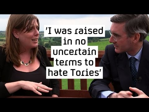 Jacob-Rees Mogg shows Jess Phillips around his constituency