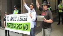 Anti-APEC solidarity speakout (AC/DC) - Melbourne 7 Sept