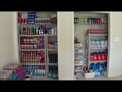 Couponing Stockpile Video---10 Months of Couponing